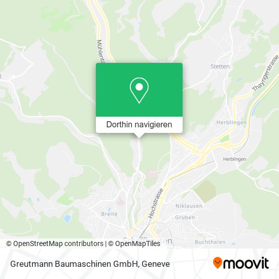Greutmann Baumaschinen GmbH Karte