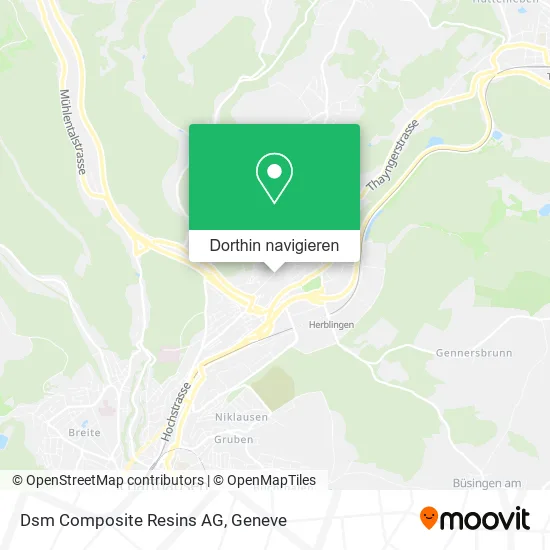 Dsm Composite Resins AG Karte