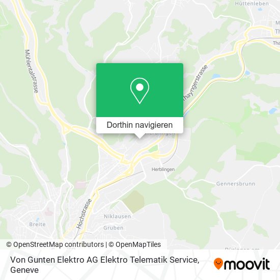 Von Gunten Elektro AG Elektro Telematik Service Karte