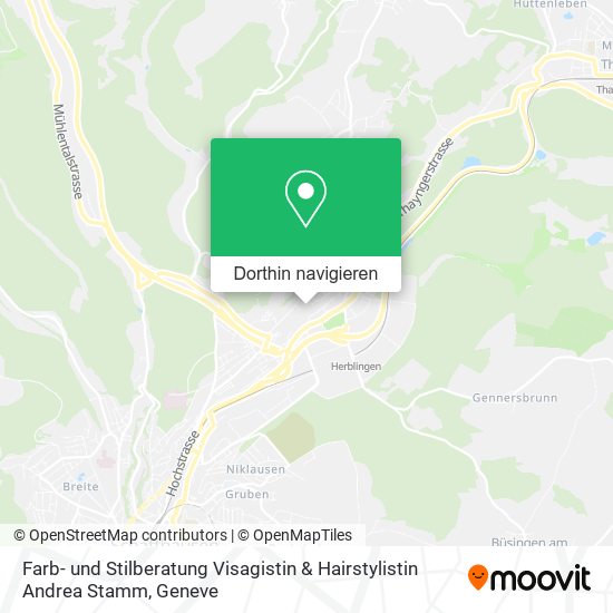 Farb- und Stilberatung Visagistin & Hairstylistin Andrea Stamm Karte