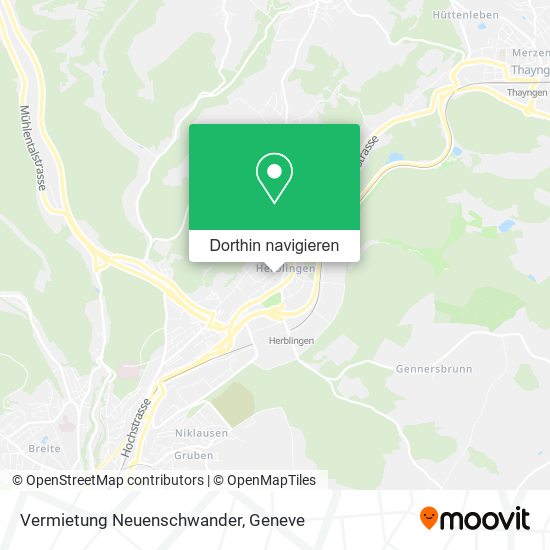 Vermietung Neuenschwander Karte
