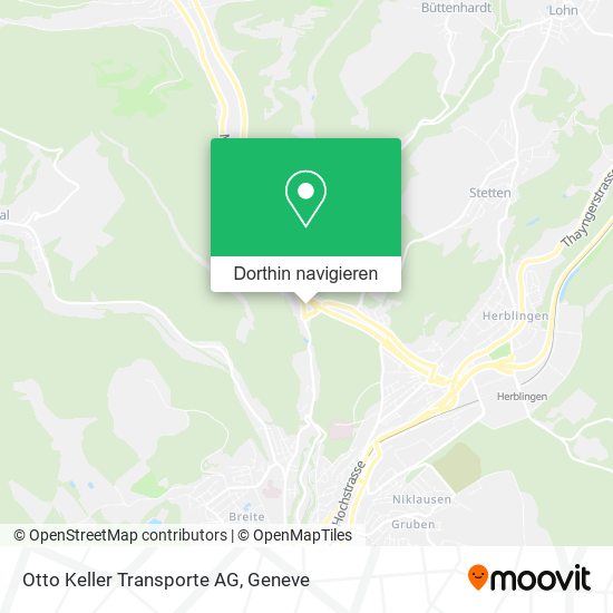 Otto Keller Transporte AG Karte