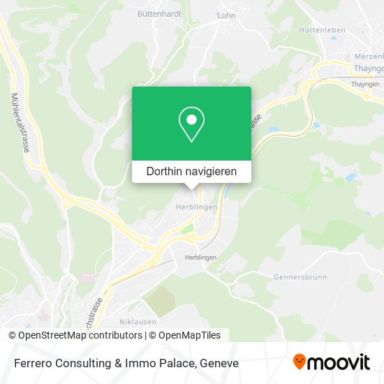 Ferrero Consulting & Immo Palace Karte