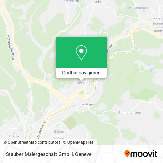 Stauber Malergeschäft GmbH Karte