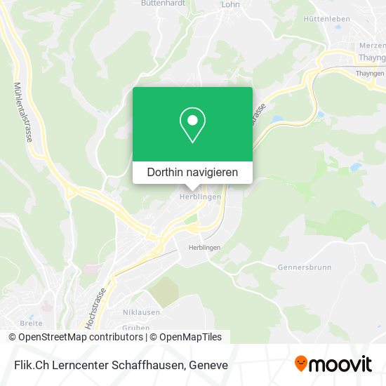 Flik.Ch Lerncenter Schaffhausen Karte