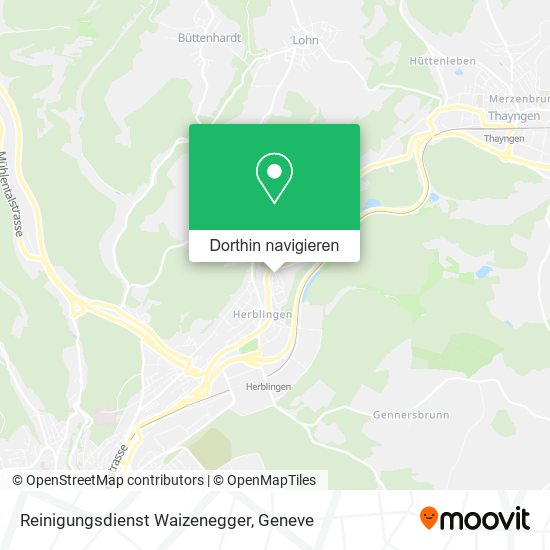 Reinigungsdienst Waizenegger Karte
