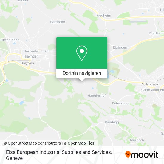 Eiss European Industrial Supplies and Services Karte