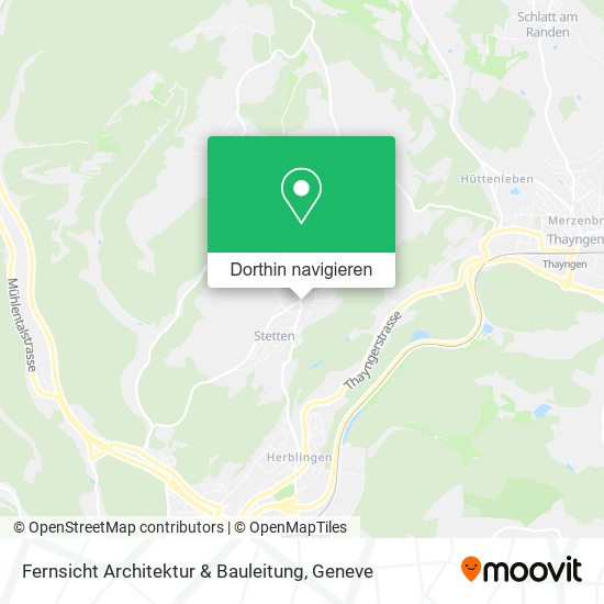Fernsicht Architektur & Bauleitung Karte