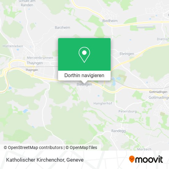 Katholischer Kirchenchor Karte