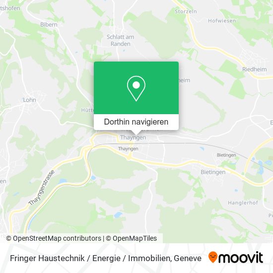 Fringer Haustechnik / Energie / Immobilien Karte