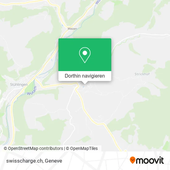 swisscharge.ch Karte