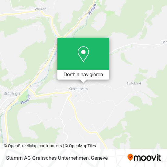 Stamm AG Grafisches Unternehmen Karte