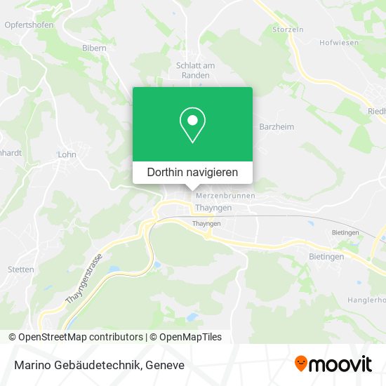 Marino Gebäudetechnik Karte