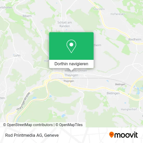 Rsd Printmedia AG Karte