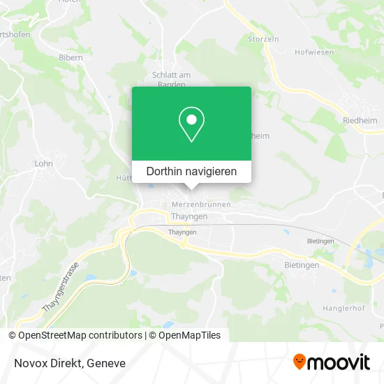 Novox Direkt Karte