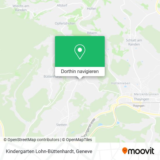 Kindergarten Lohn-Büttenhardt Karte