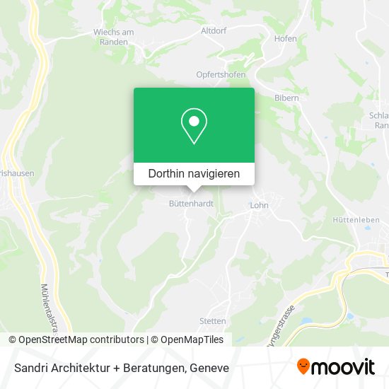 Sandri Architektur + Beratungen Karte
