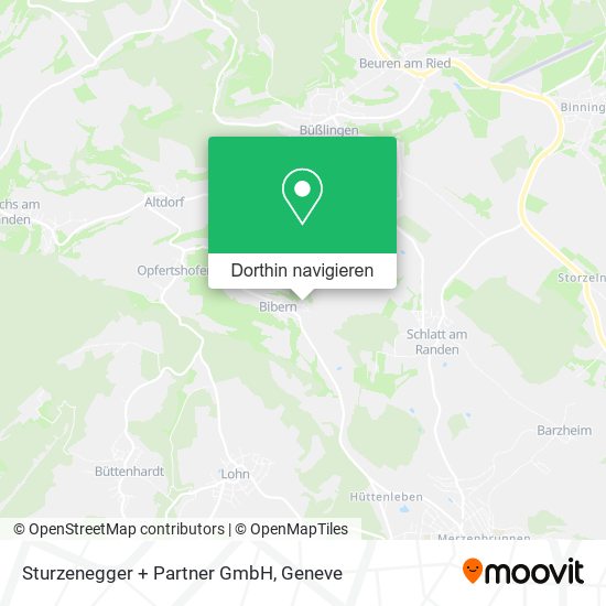 Sturzenegger + Partner GmbH Karte