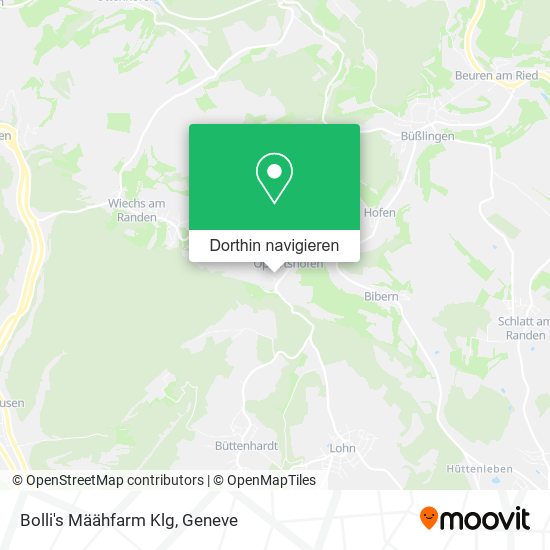 Bolli's Määhfarm Klg Karte