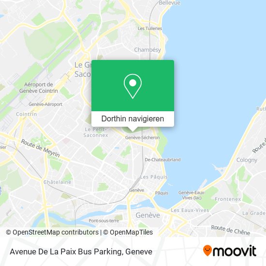 Avenue De La Paix Bus Parking Karte