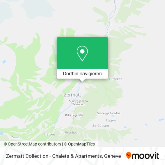 Zermatt Collection - Chalets & Apartments Karte