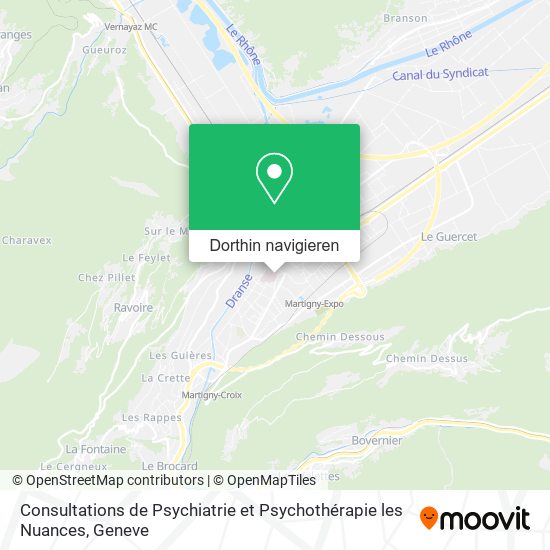 Consultations de Psychiatrie et Psychothérapie les Nuances Karte