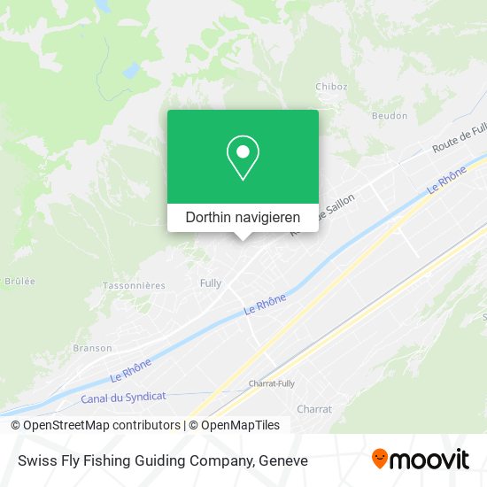 Swiss Fly Fishing Guiding Company Karte