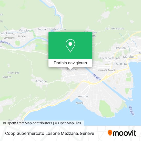 Coop Supermercato Losone Mezzana Karte