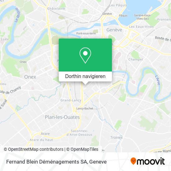 Fernand Blein Déménagements SA Karte