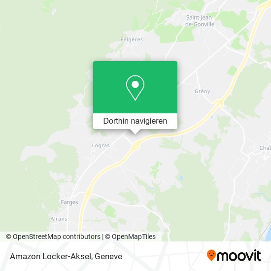 Amazon Locker-Aksel Karte