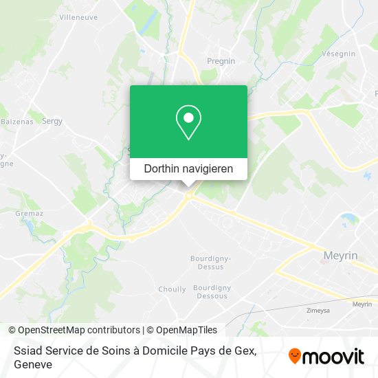 Ssiad Service de Soins à Domicile Pays de Gex Karte