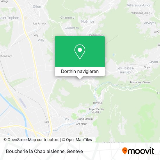 Boucherie la Chablaisienne Karte
