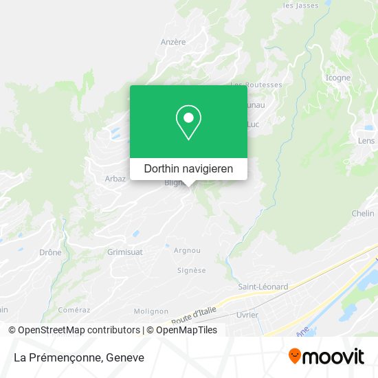 La Prémençonne Karte