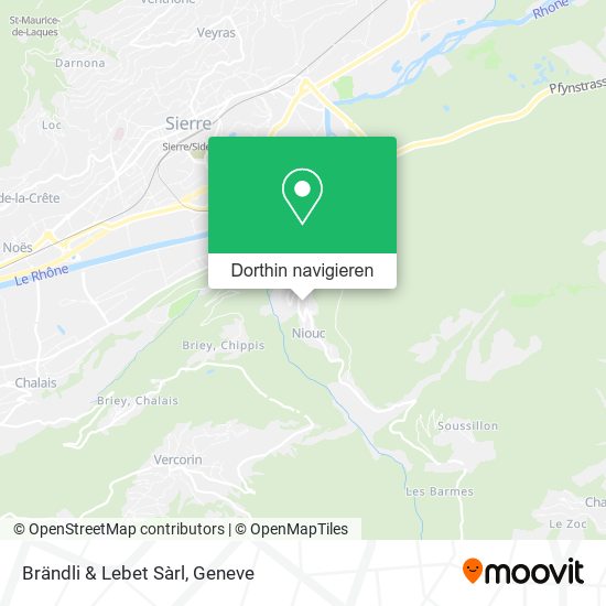 Brändli & Lebet Sàrl Karte