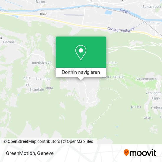 GreenMotion Karte