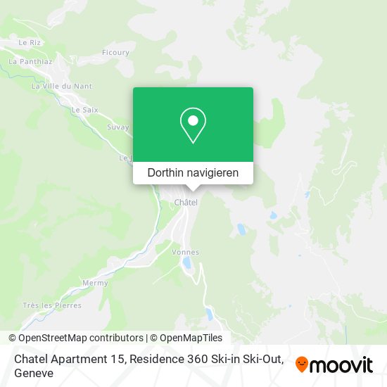 Chatel Apartment 15, Residence 360 Ski-in Ski-Out Karte