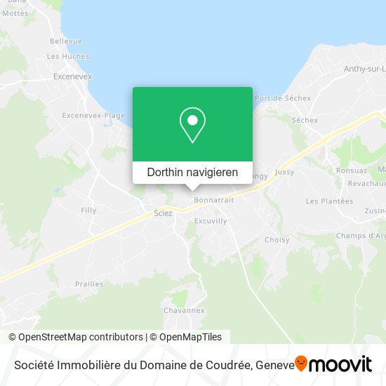 Société Immobilière du Domaine de Coudrée Karte