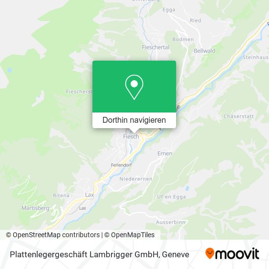 Plattenlegergeschäft Lambrigger GmbH Karte