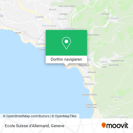 Ecole Suisse d'Allemand Karte
