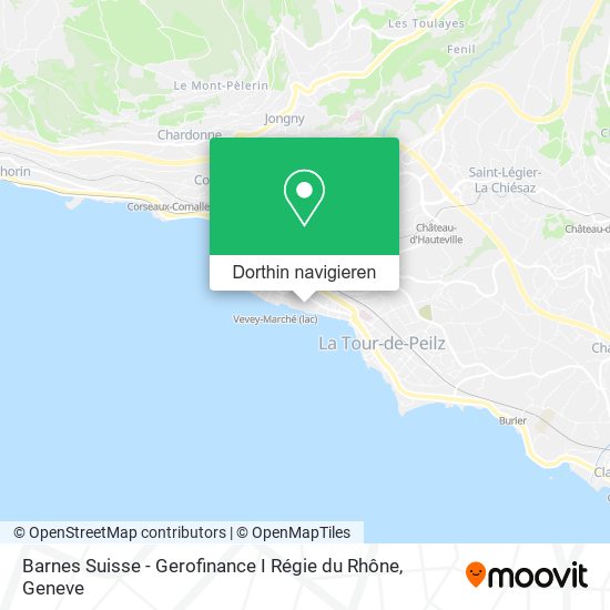 Barnes Suisse - Gerofinance I Régie du Rhône Karte