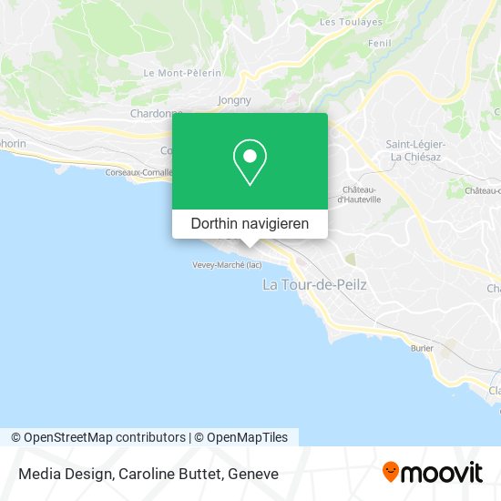 Media Design, Caroline Buttet Karte