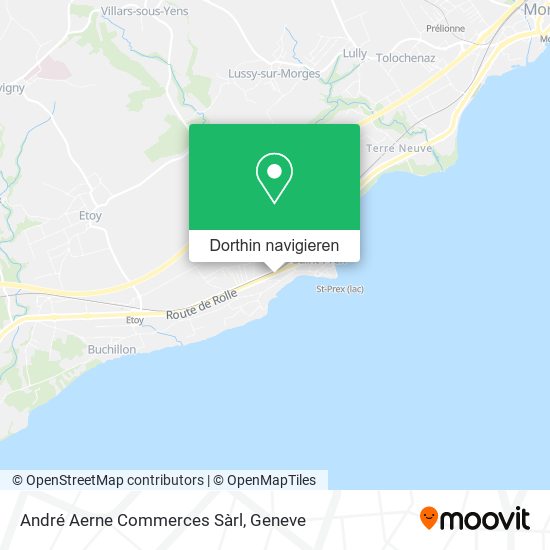 André Aerne Commerces Sàrl Karte