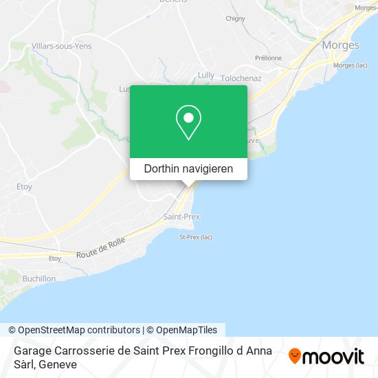Garage Carrosserie de Saint Prex Frongillo d Anna Sàrl Karte