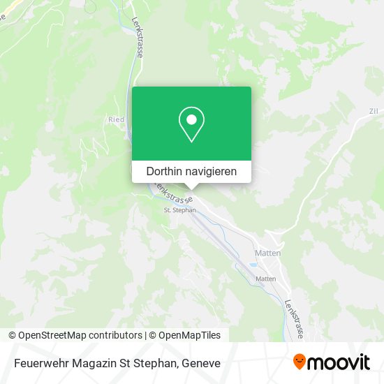Feuerwehr Magazin St Stephan Karte
