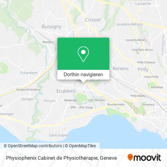 Physiophenix Cabinet de Physiothérapie Karte