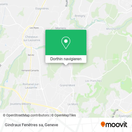 Gindraux Fenêtres sa Karte