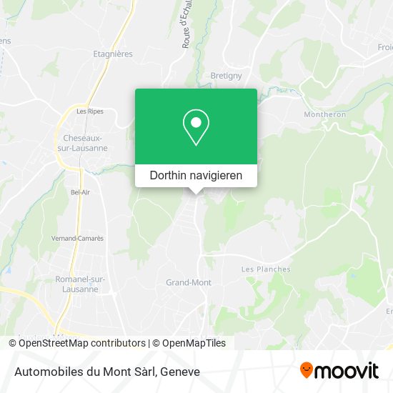 Automobiles du Mont Sàrl Karte