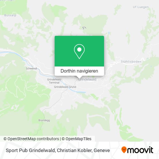 Sport Pub Grindelwald, Christian Kobler Karte