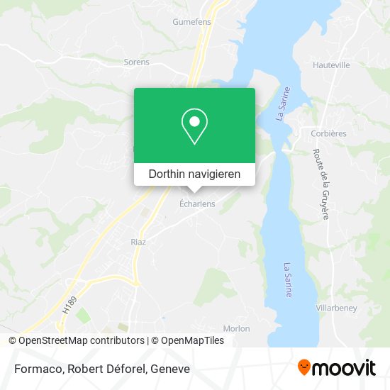 Formaco, Robert Déforel Karte
