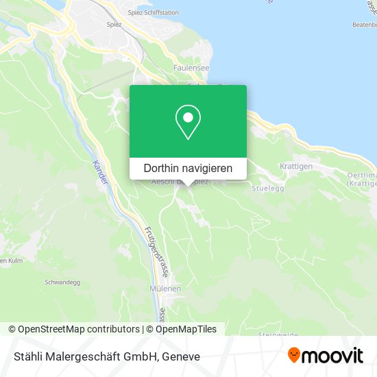 Stähli Malergeschäft GmbH Karte